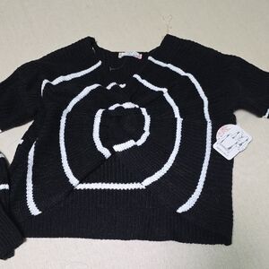 Black and White Women's Sweater